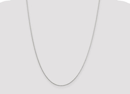 Sterling Silver Diamond-cut Round Spiga Chain (Style QSR035-24)