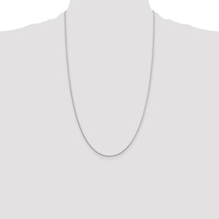 Sterling Silver Diamond-cut Round Spiga Chain (Style QSR035-26)