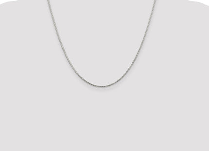 Sterling Silver Diamond-cut Round Spiga Chain (Style QSR040-20)