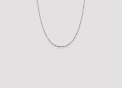 Sterling Silver Diamond-cut Round Spiga Chain (Style QSR040-22)