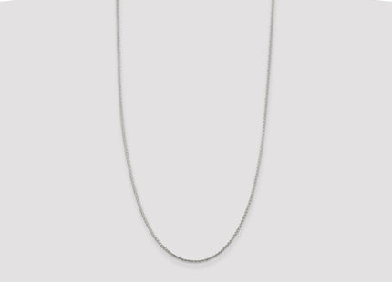 Sterling Silver Diamond-cut Round Spiga Chain (Style QSR040-28)