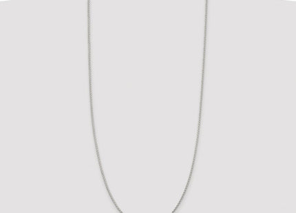 Sterling Silver Rhodium-plated Diamond-cut Round Spiga Chain (Style QSR040R-30)