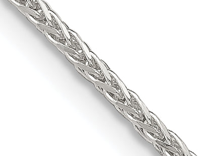 Sterling Silver Diamond-cut Round Spiga Chain, 16 x 1.45mm