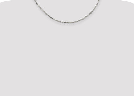 Sterling Silver Diamond-cut Round Spiga Chain (Style QSR050-16)