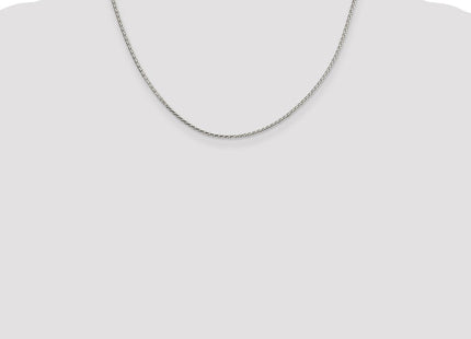 Sterling Silver Diamond-cut Round Spiga Chain (Style QSR050-18)