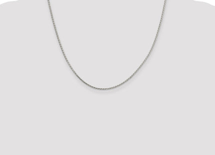 Sterling Silver Diamond-cut Round Spiga Chain (Style QSR050-20)