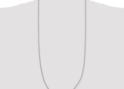 Sterling Silver Diamond-cut Round Spiga Chain (Style QSR050-30)