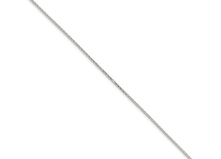 Sterling Silver Diamond-cut Round Spiga Chain (Style QSR050-8)
