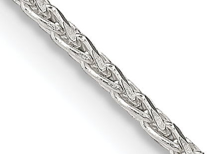 Sterling Silver Diamond-cut Round Spiga Chain w/4in ext., 26 x 1.7mm