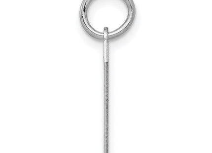 Sterling silver number 7 charm, alternate view