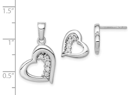 Sterling Silver Earrings Style QST191 - Classique Jewelry Inc.