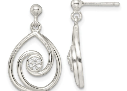 Sterling Silver Earrings Style QST265 - Classique Jewelry Inc.
