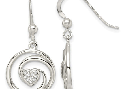 Sterling Silver Earrings Style QST267 - Classique Jewelry Inc.