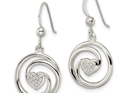 Sterling Silver Earrings Style QST267 - Classique Jewelry Inc.
