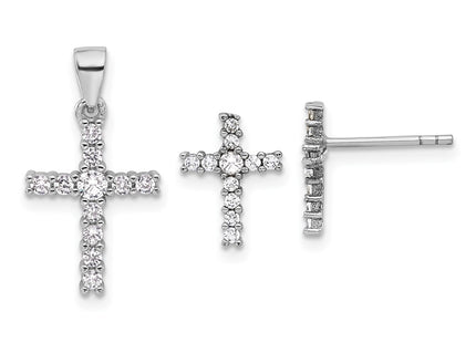 Sterling Silver Earrings Style QST279 - Classique Jewelry Inc.