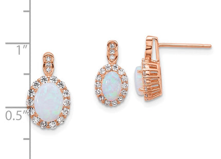 Sterling Silver Earrings Style QST281 - Classique Jewelry Inc.
