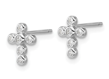 Sterling Silver Earrings Style QST282 - Classique Jewelry Inc.
