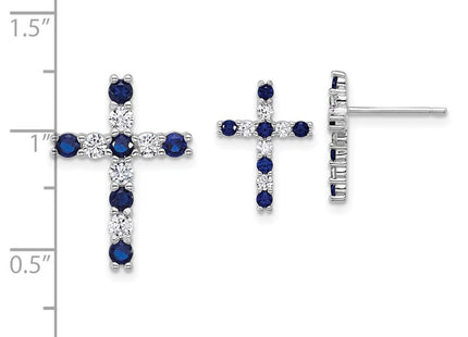 Sterling Silver Earrings Style QST283 - Classique Jewelry Inc.