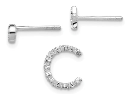 Sterling Silver Earrings Style QST285 - Classique Jewelry Inc.