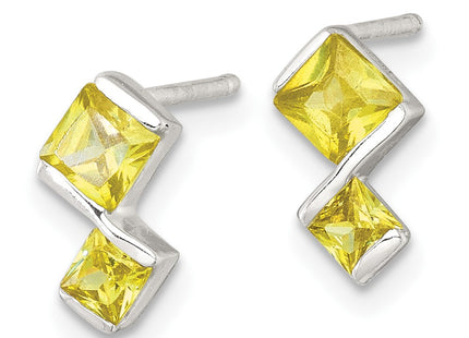 Sterling Silver Earrings Style QST287 - Classique Jewelry Inc.