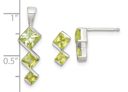 Sterling Silver Earrings Style QST287 - Classique Jewelry Inc.