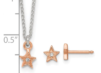 Sterling Silver Earrings Style QST291SET - Classique Jewelry Inc.