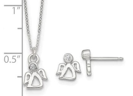 Sterling Silver Earrings Style QST292SET - Classique Jewelry Inc.