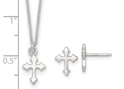 Sterling Silver Earrings Style QST293SET - Classique Jewelry Inc.