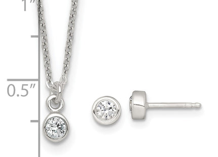 Sterling Silver Earrings Style QST294SET - Classique Jewelry Inc.
