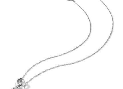 Sentimental Expressions Sterling Silver Rhodium-plated Antiqued Citizens Against Animal Cruelty 22in Necklace