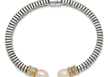 14k/Silver Two-Tone Bracelets Style QTC100 - Classique Jewelry Inc.