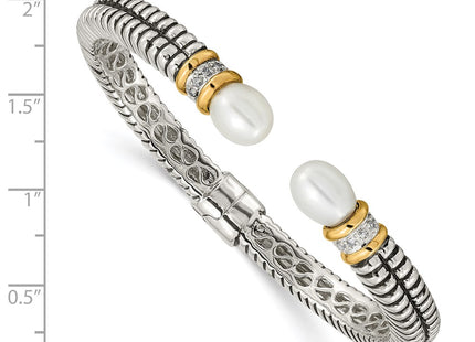 14k/Silver Two-Tone Bracelets Style QTC100 - Classique Jewelry Inc.