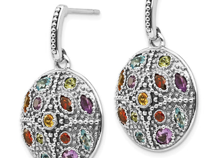 Sterling Silver Earrings Style QTC1017 - Classique Jewelry Inc.