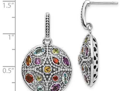 Sterling Silver Earrings Style QTC1017 - Classique Jewelry Inc.