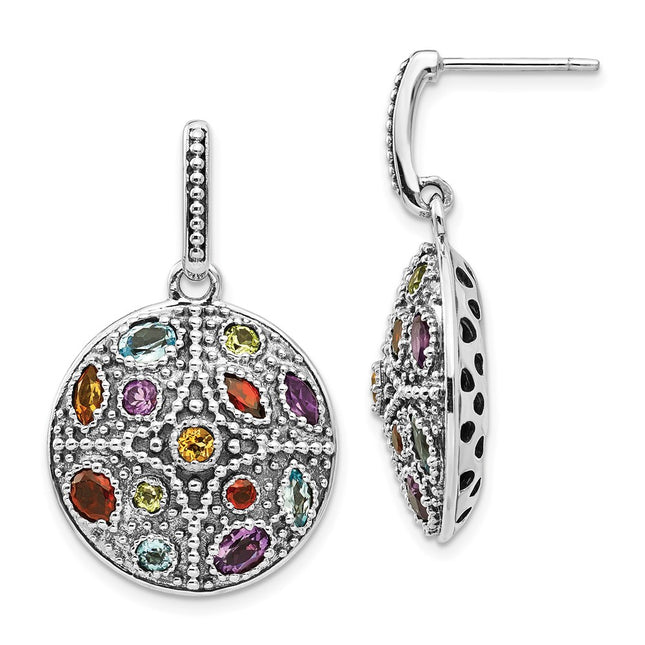 Sterling Silver Earrings Style QTC1017 - Classique Jewelry Inc.