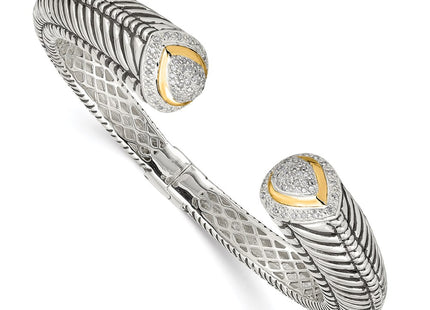 Silver/14k Two-Tone Bracelets Style QTC11 - Classique Jewelry Inc.
