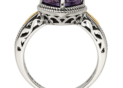 14k/Silver Two-Tone Rings Style QTC1117 - Classique Jewelry Inc.