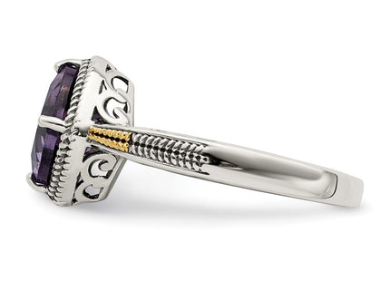 14k/Silver Two-Tone Rings Style QTC1117 - Classique Jewelry Inc.
