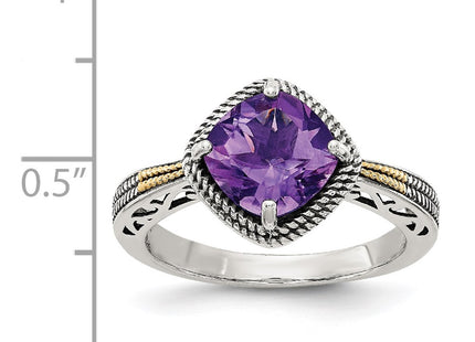 14k/Silver Two-Tone Rings Style QTC1117 - Classique Jewelry Inc.