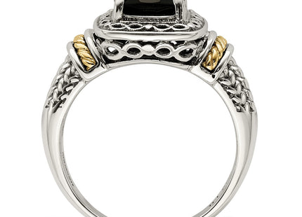 14k/Silver Two-Tone Rings Style QTC1130 - Classique Jewelry Inc.