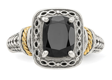 14k/Silver Two-Tone Rings Style QTC1130 - Classique Jewelry Inc.
