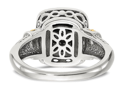 14k/Silver Two-Tone Rings Style QTC1130 - Classique Jewelry Inc.