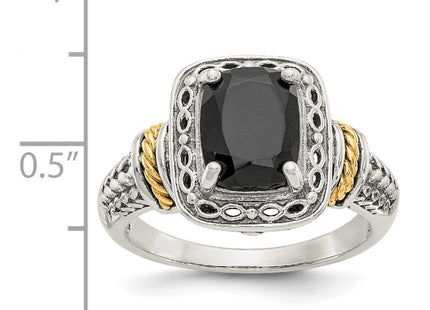 14k/Silver Two-Tone Rings Style QTC1130 - Classique Jewelry Inc.
