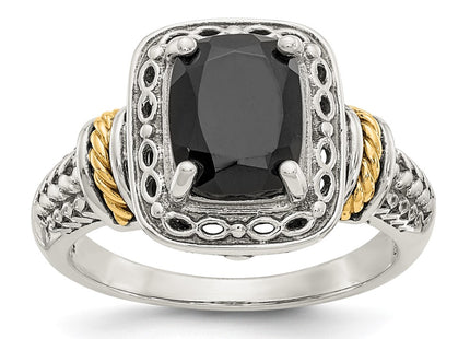 14k/Silver Two-Tone Rings Style QTC1130 - Classique Jewelry Inc.
