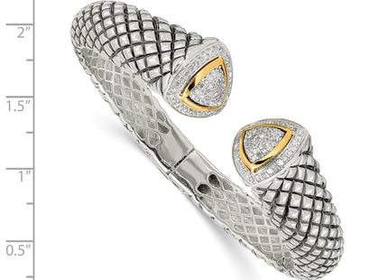 14k/Silver Two-Tone Bracelets Style QTC115 - Classique Jewelry Inc.