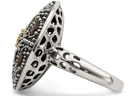 14k/Silver Two-Tone Rings Style QTC1156 - Classique Jewelry Inc.