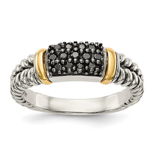 14k/Silver Two-Tone Rings Style QTC1159 - Classique Jewelry Inc.