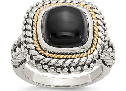 14k/Silver Two-Tone Rings Style QTC1160 - Classique Jewelry Inc.