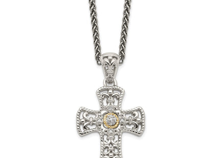 14k/Silver Two-Tone Jewelry Style QTC1170 - Classique Jewelry Inc.