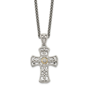 14k/Silver Two-Tone Jewelry Style QTC1170 - Classique Jewelry Inc.